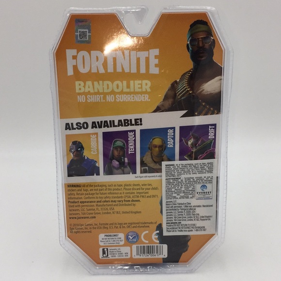 Fortnite Solo Mode Core Action Figure Pack Bandolier 4" - Picture 5 of 9